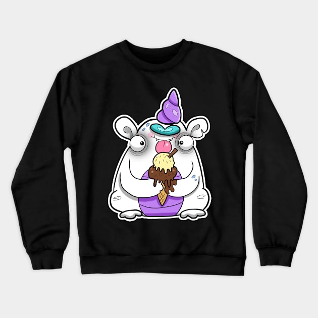 Creepies- Yeti Crewneck Sweatshirt by Creepies